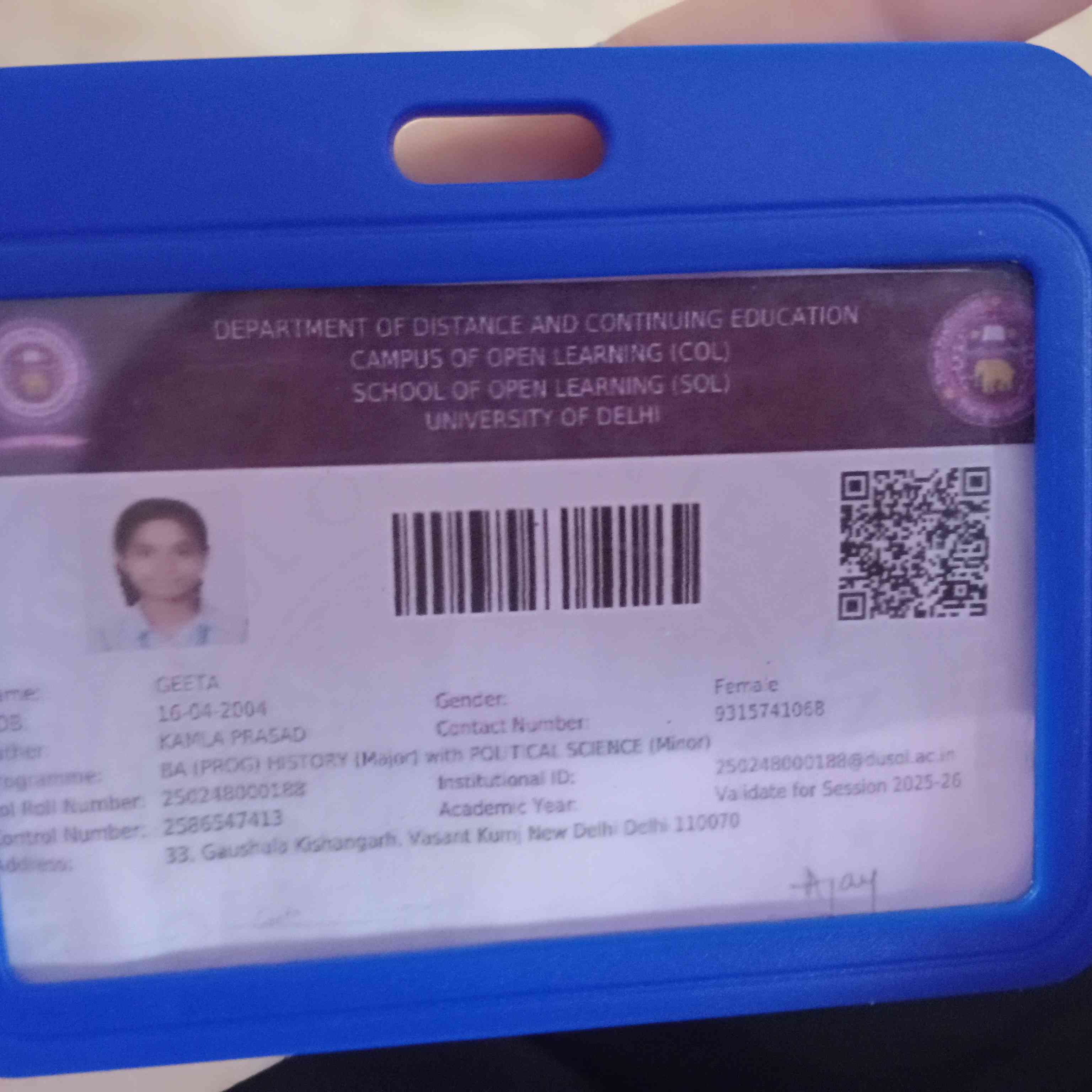 College ID